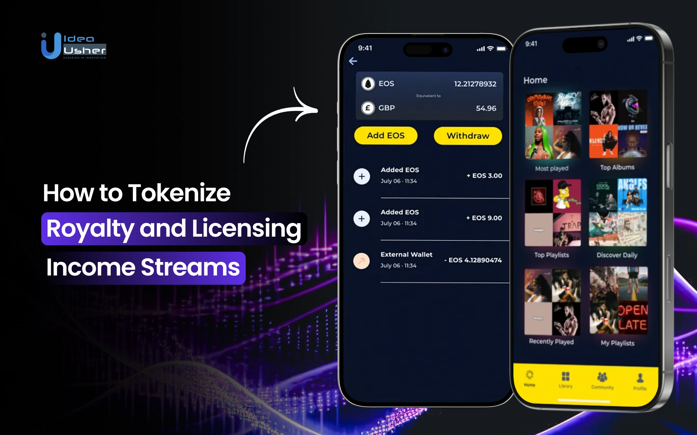 tokenized royalties platform development