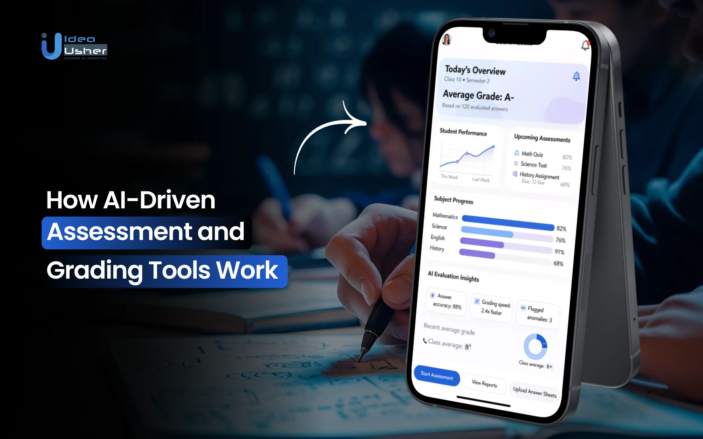 AI driven assessment and grading tool platform development