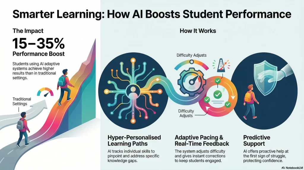 How AI-Led Learning Boosts Student Performance by 15–35%?