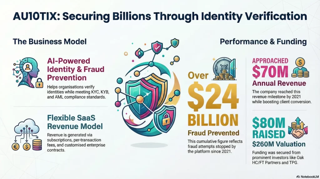 What is the Business Model of the AU10TIX Platform?
