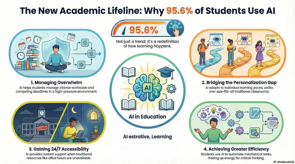 Why 95.6% Students Use AI for Learning?