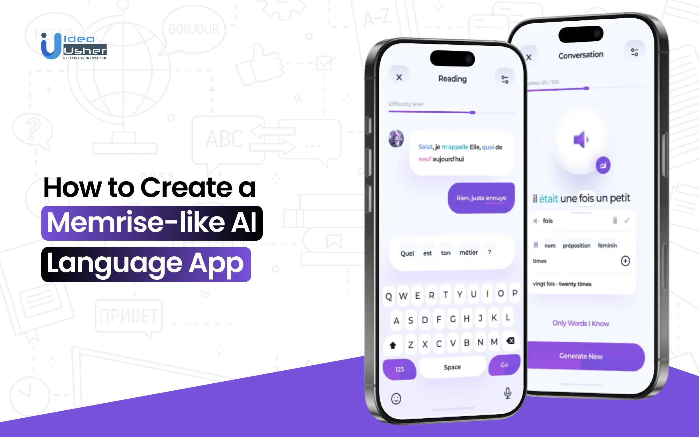 memrise-like AI language app development