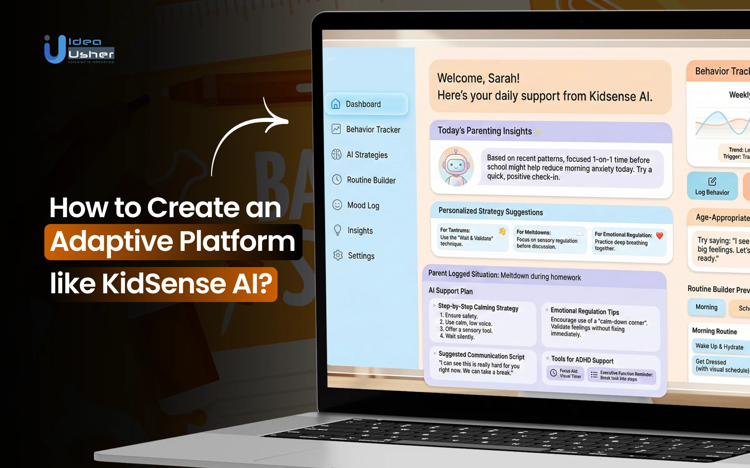 How to Create an Adaptive Platform like KidSense AI?
