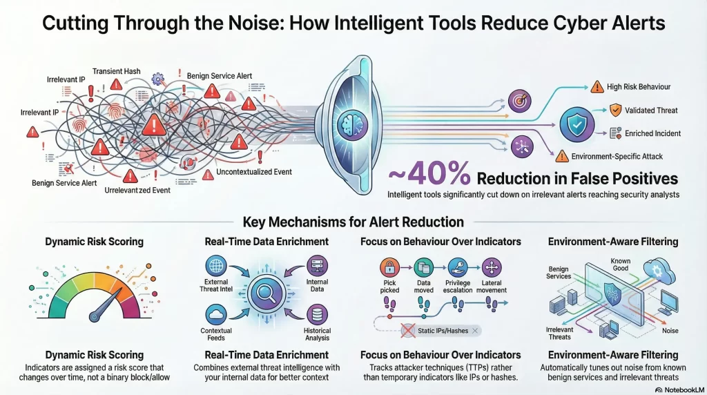 How Attack Intel Tools Cut False Positives by 40%?