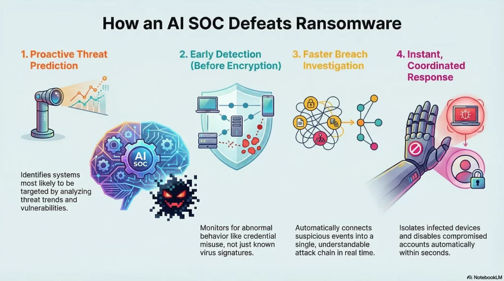 How AI SOC Can Address the Ransomware Attacks that Grew by 34%?