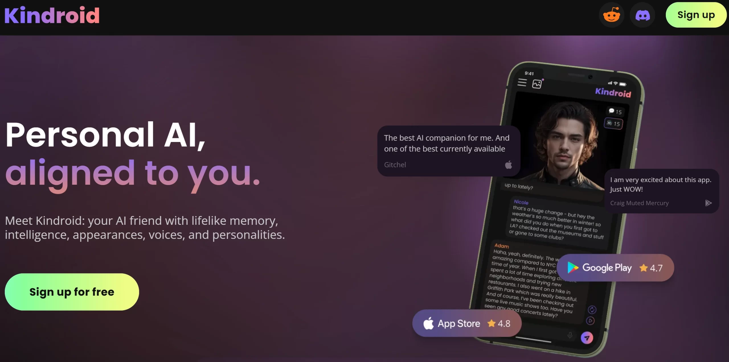 AI personal companion platform development