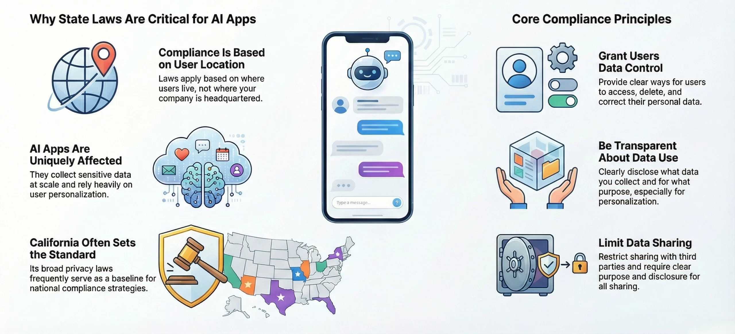 AI companion app USA privacy laws