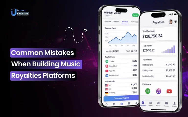 music royalties platform development mistakes