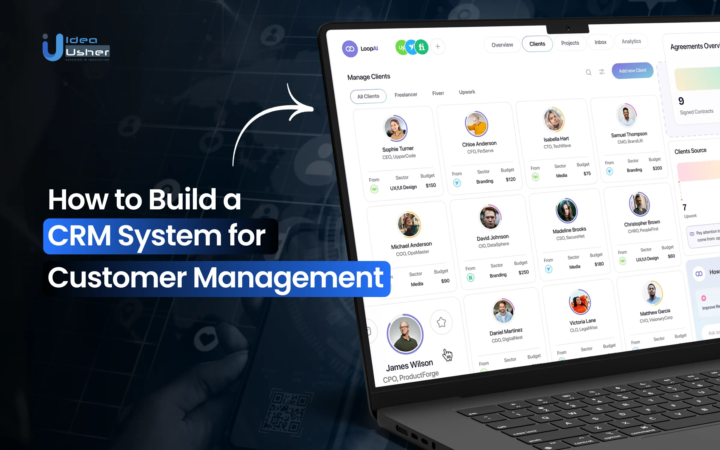 CRM platform development for customer engagement