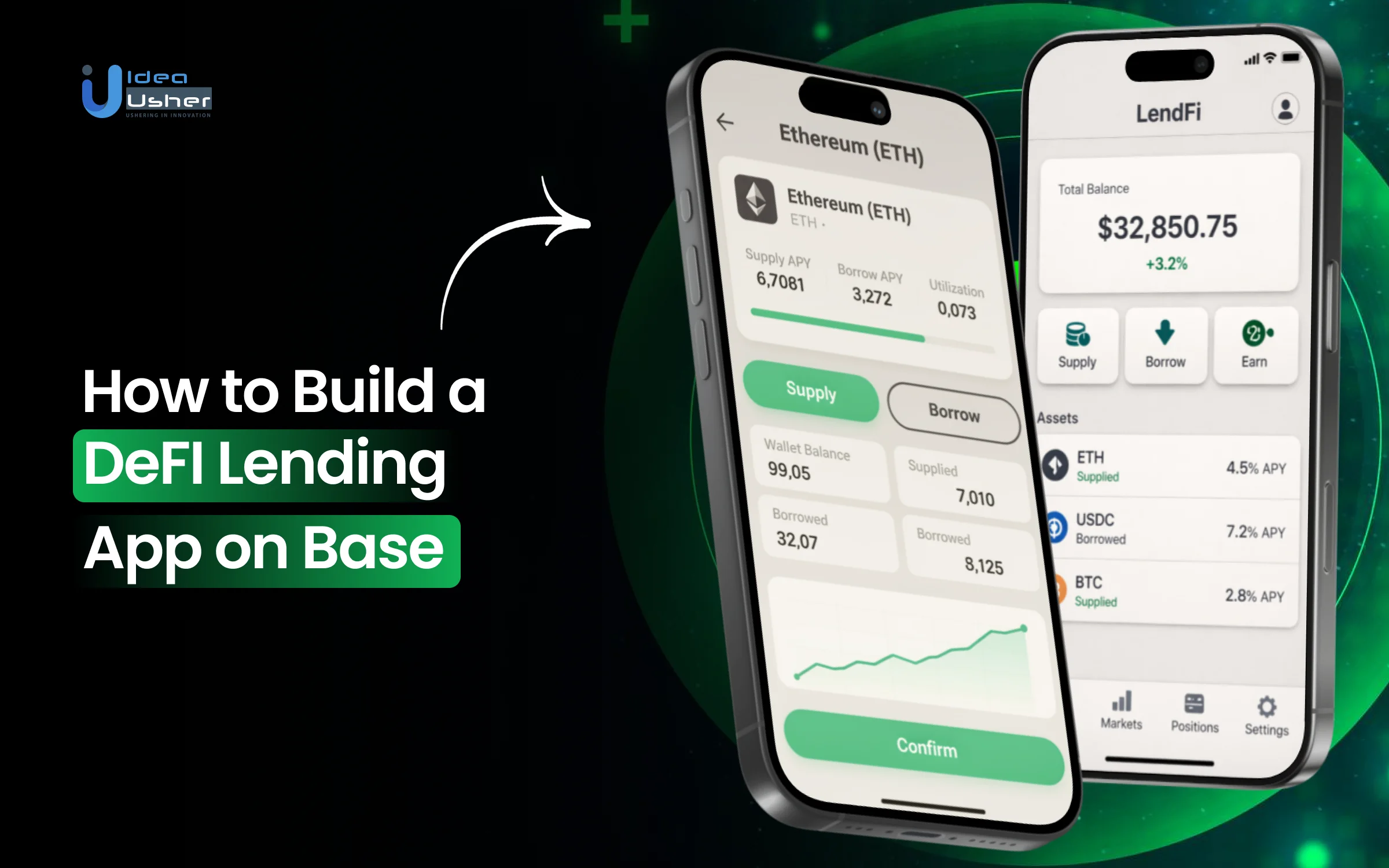Base DeFi lending app development