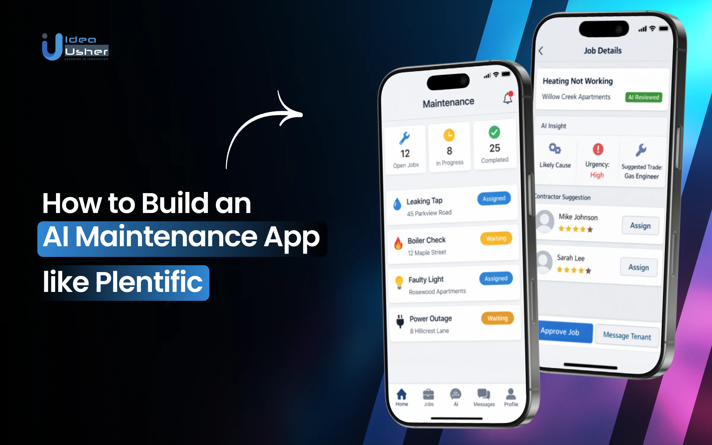 Plentific-like AI maintenance app development