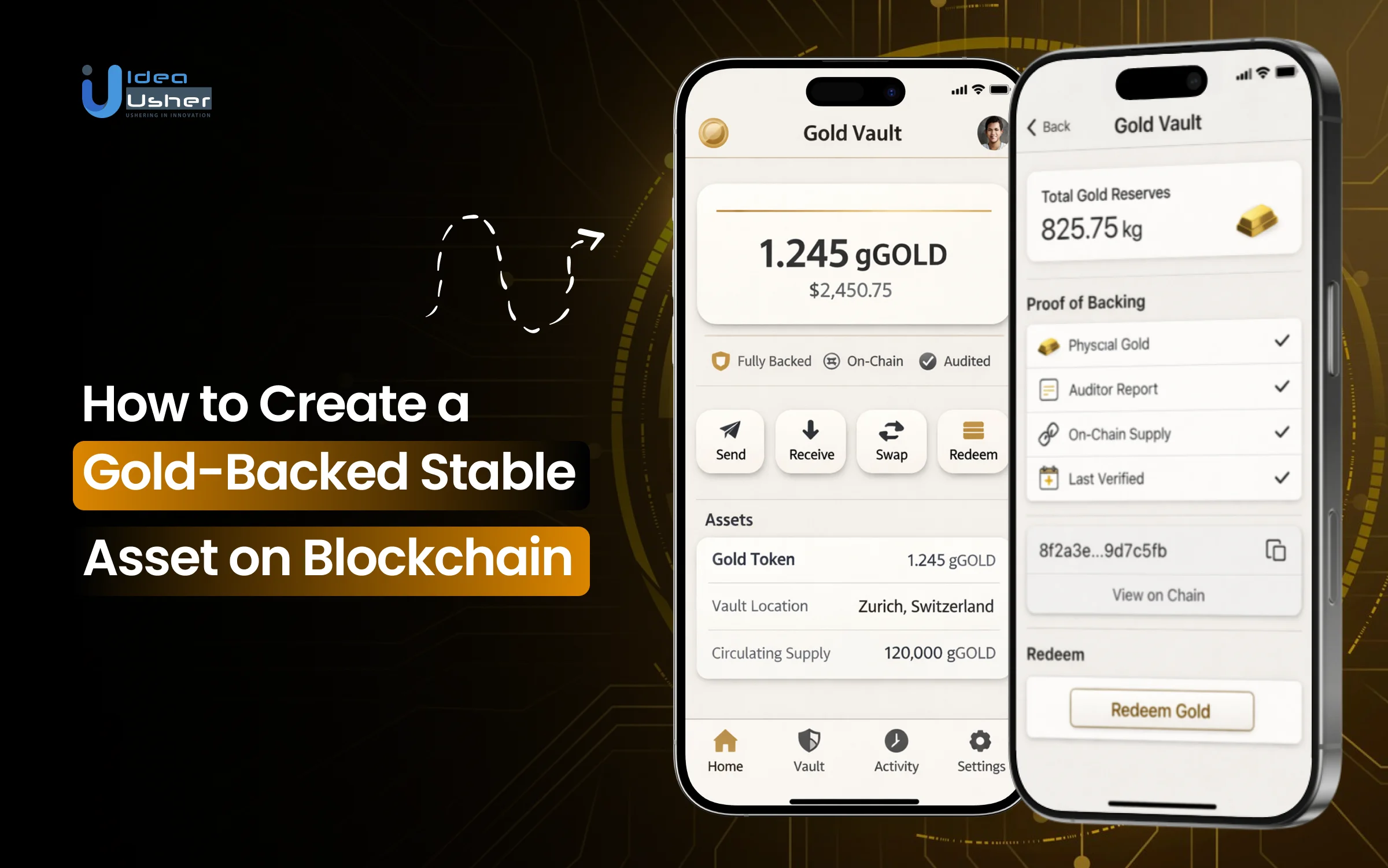 gold-backed token development