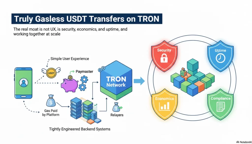 Is it Possible to Offer Truly Gasless USDT Transfers on TRON?