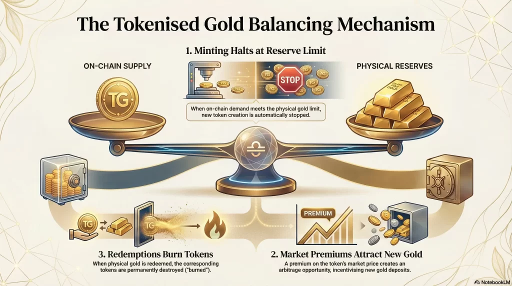 What Happens When On Chain Demand Exceeds Physical Gold Reserves?