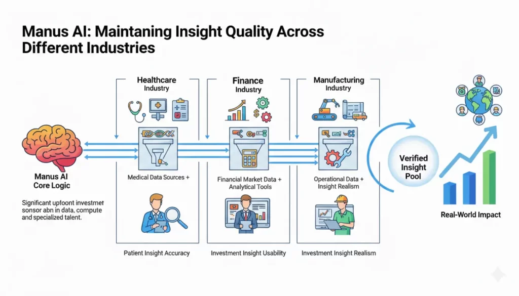 How does Manus AI Maintain Insight Quality Across Different Industries?