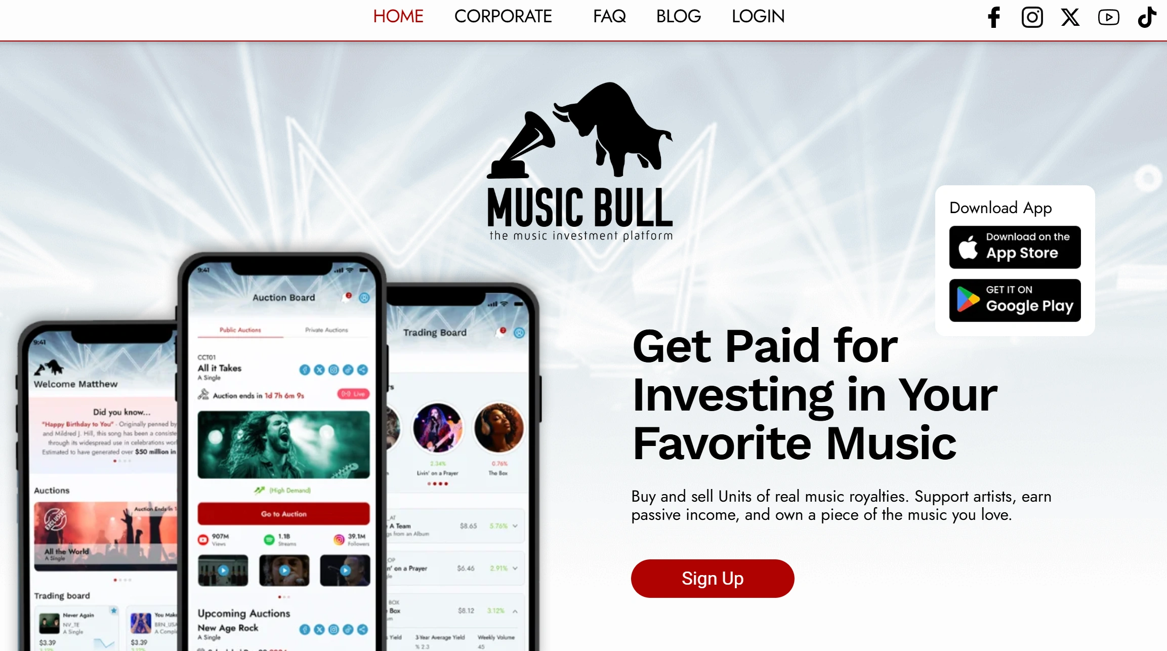 digital music asset investment platform development