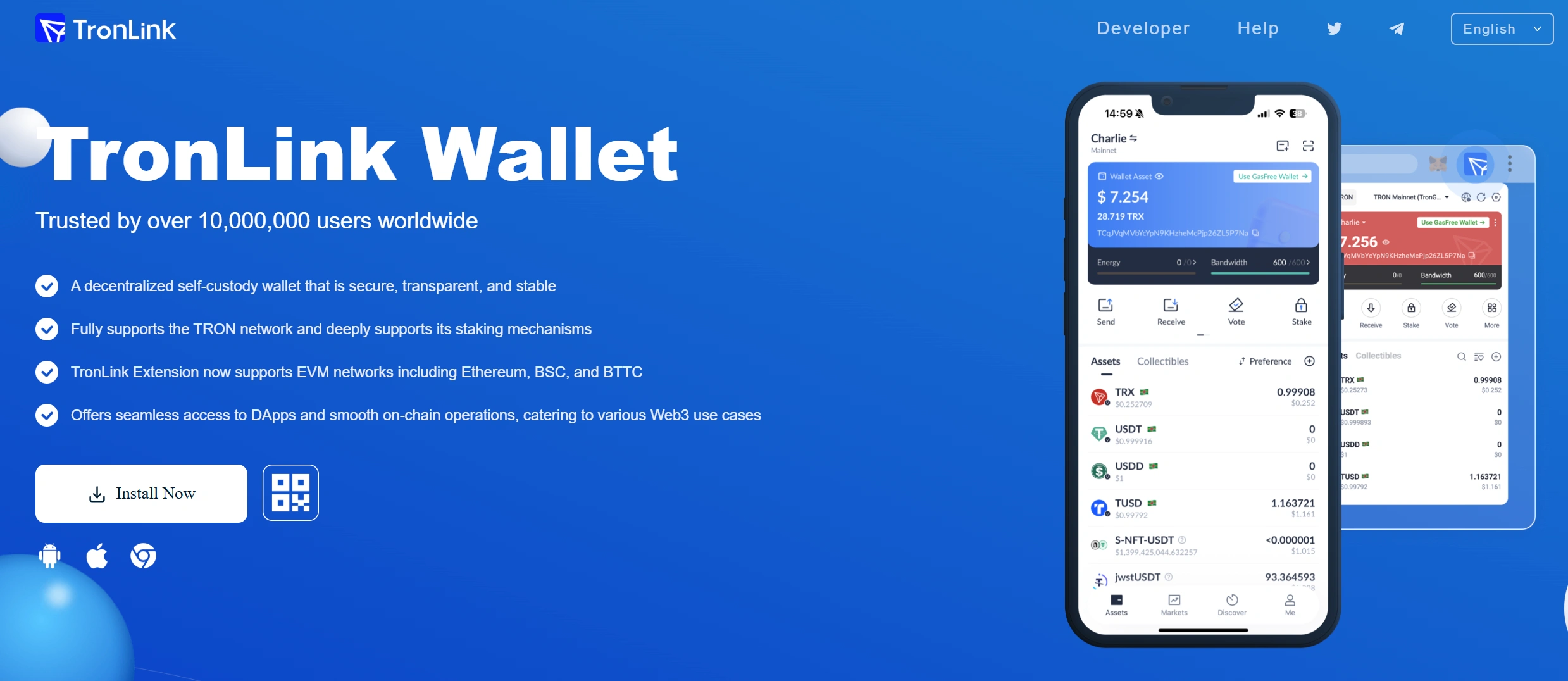 USDT TRC20 wallet app development