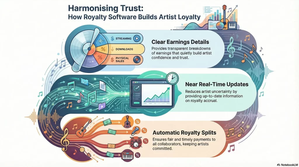 How Custom Music Royalty Software Impacts Artist Trust & Retention?