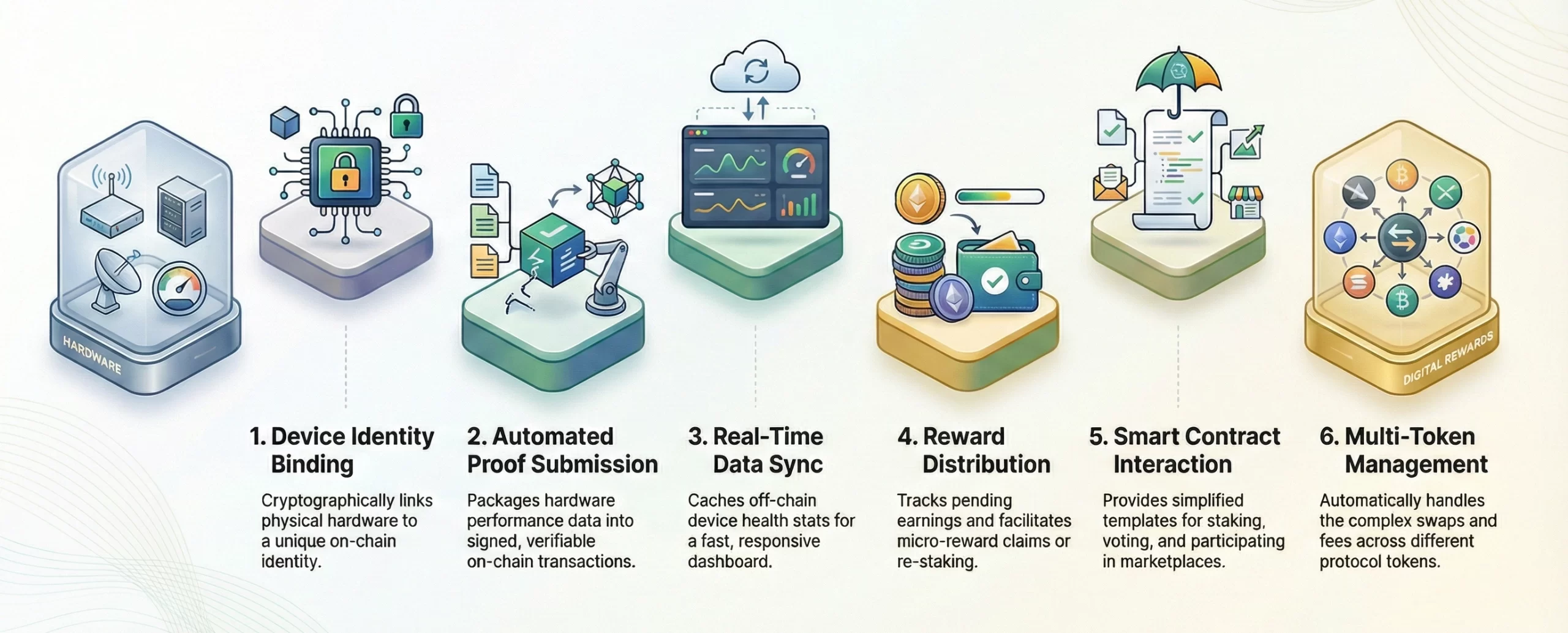 functional requirements of DePIN crypto wallet