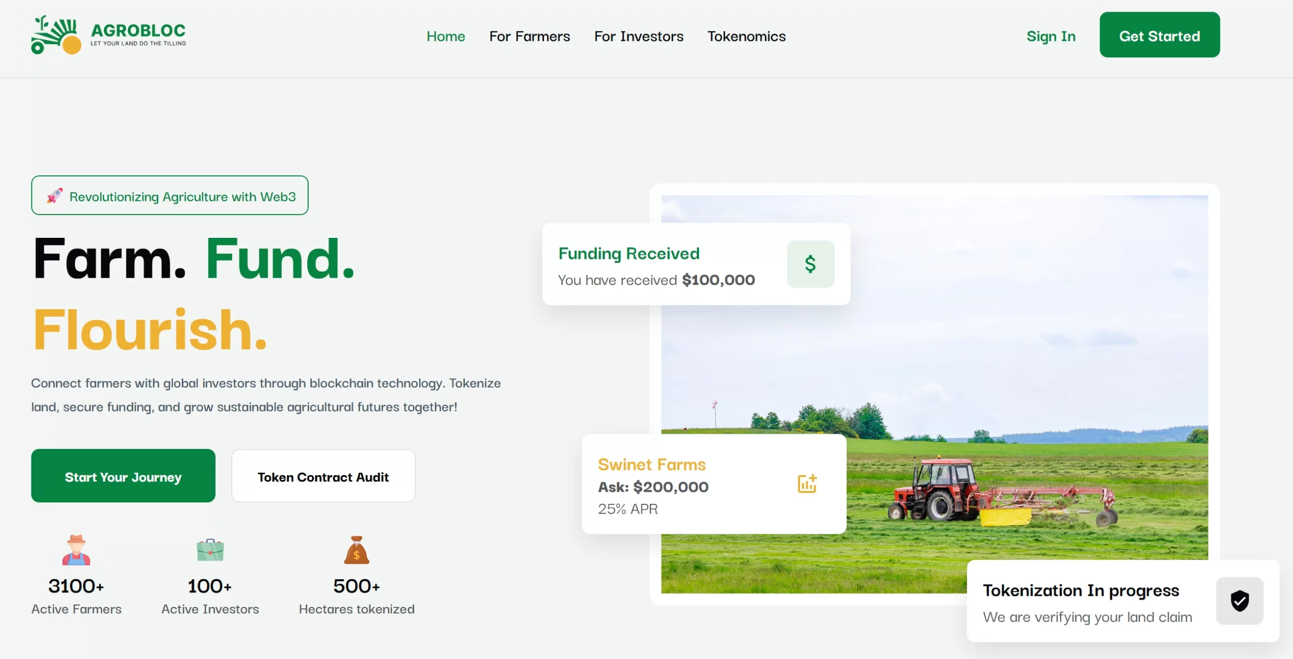 farmland tokenization platform development