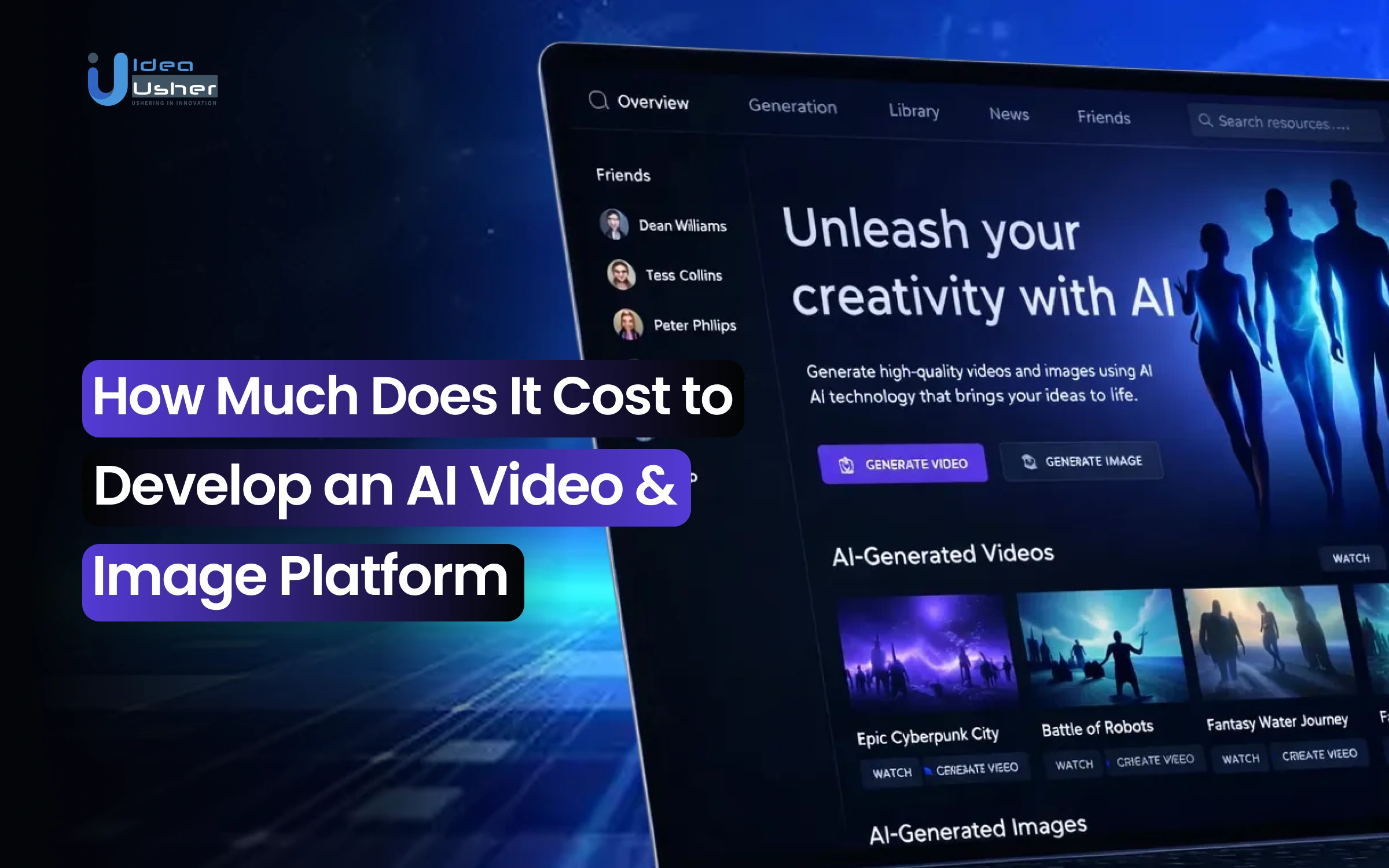 AI video image platform development cost