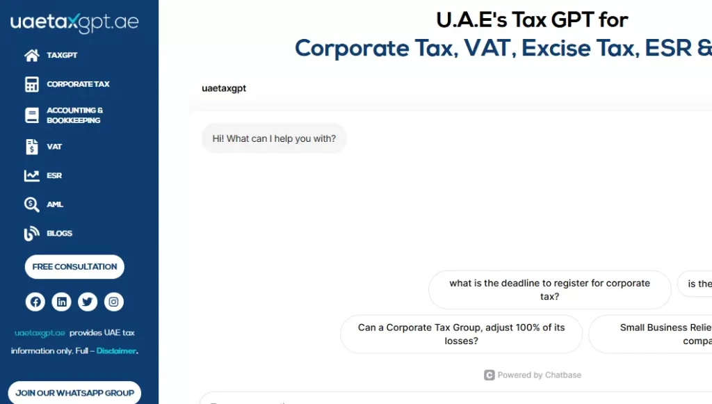 UAE Tax GPT