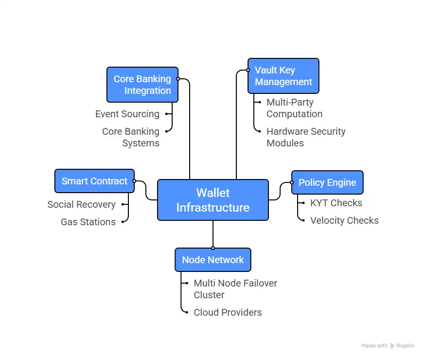 How Does a Wallet Infra Work in a Crypto Bank Platform?