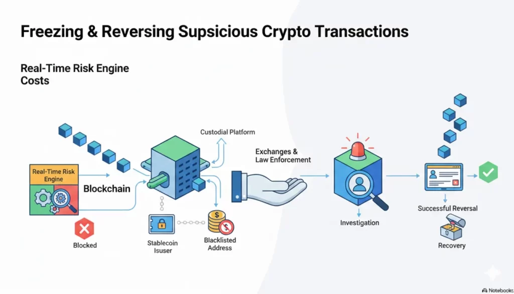 How are Suspicious Transactions Frozen or Reversed, if at All?