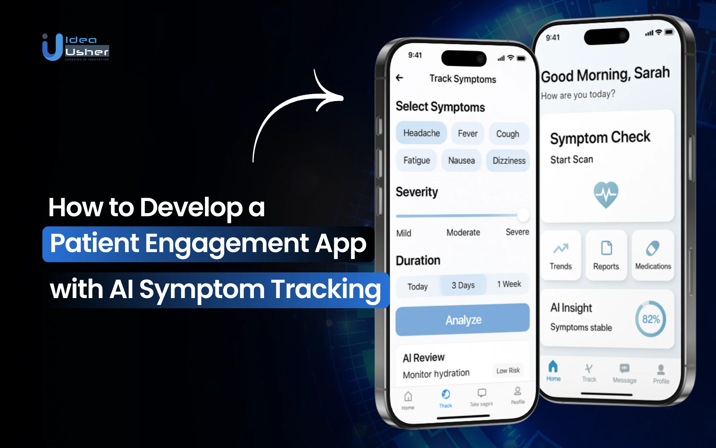 How to Develop a Patient Engagement App With AI Symptom Tracking