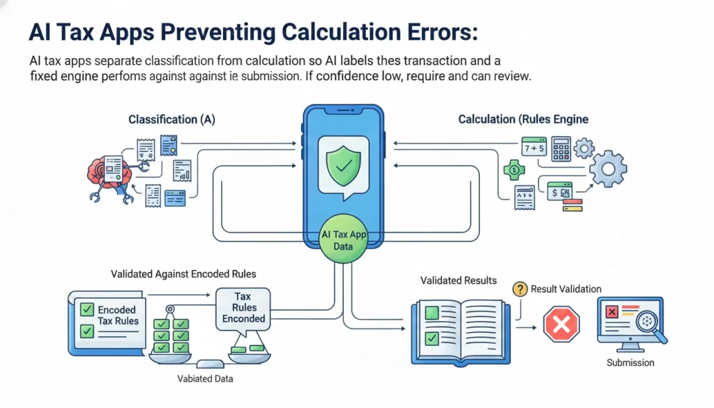 How AI Tax Apps Prevent Calculation Errors?