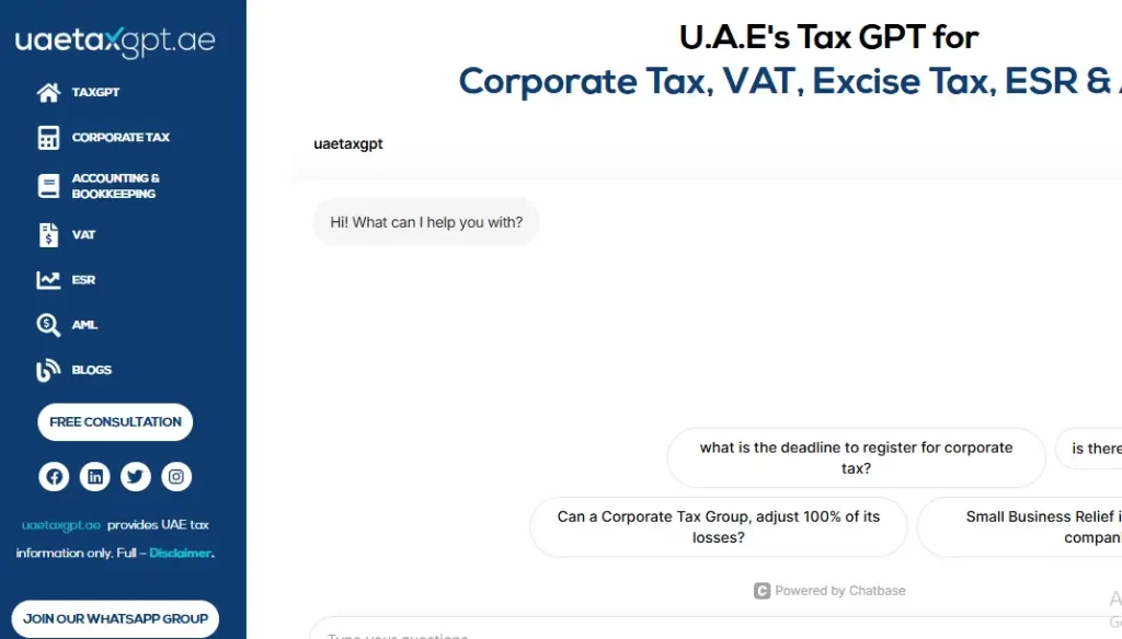 UAE Tax GPT