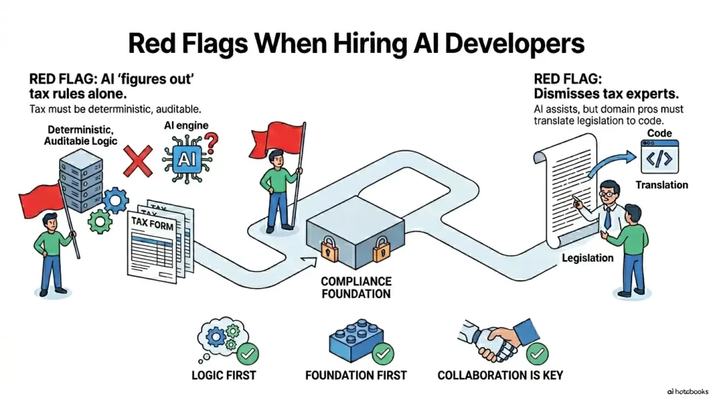 What Red Flags to Look For When Hiring AI Developers for Tax SaaS?