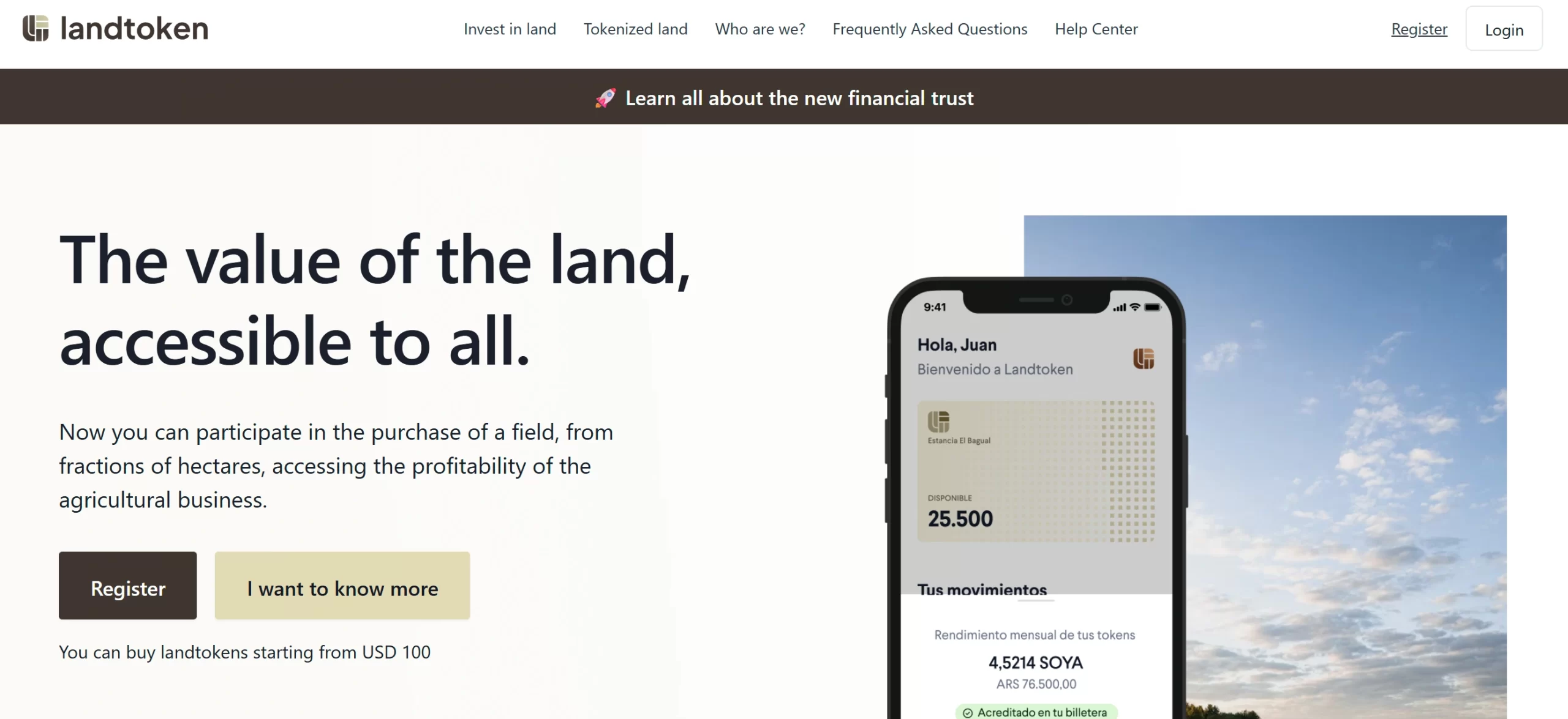 farmland tokenization platform development