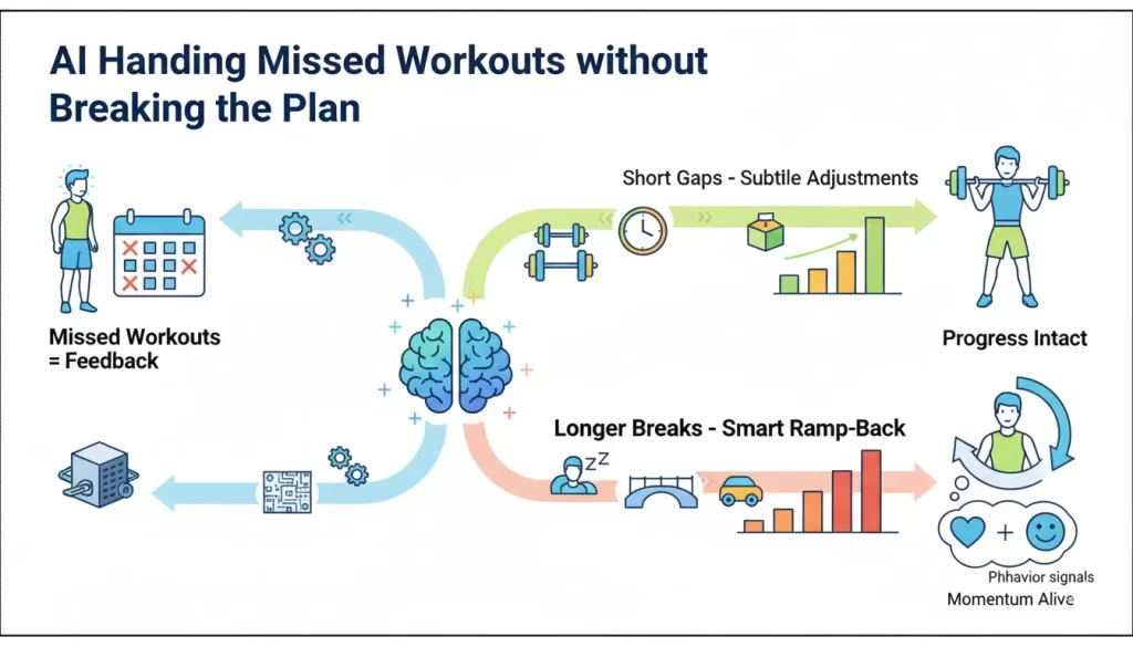 How Does AI Handle Missed Workouts without Breaking the Plan?