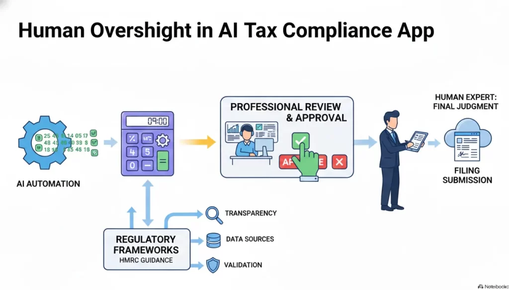 What Level of Human Oversight Is Required in an AI Tax Compliance App?