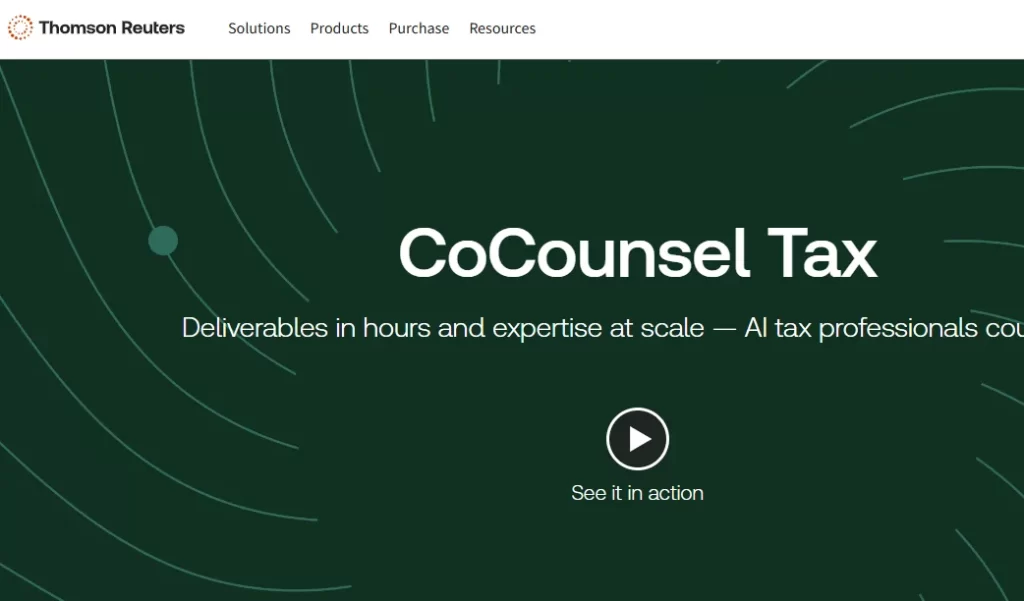Thomson Reuters CoCounsel Tax