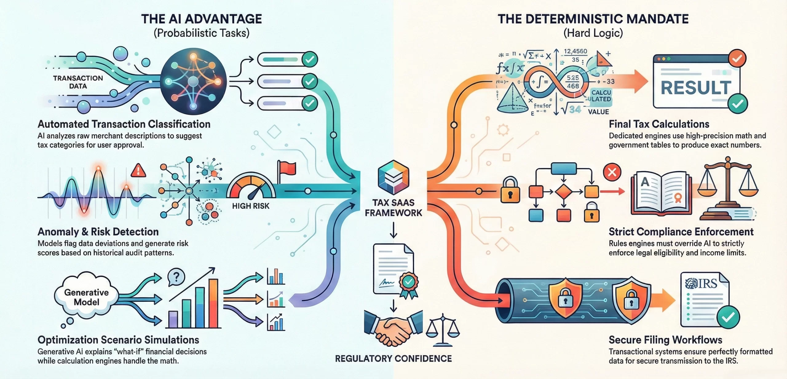 usage of AI model in taxt SaaS