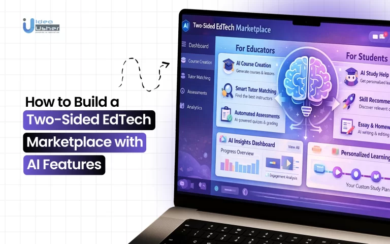 two sided AI edtech marketplace development