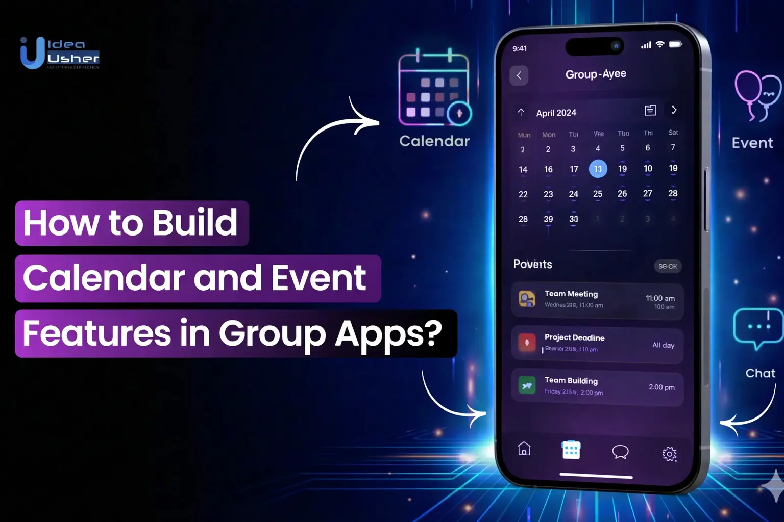 How to Build Calendar and Event Features in Group Apps?