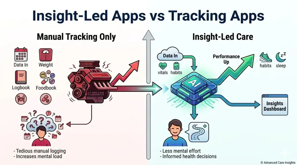 Why Insight-Led Care Apps Outperform Tracking Apps?