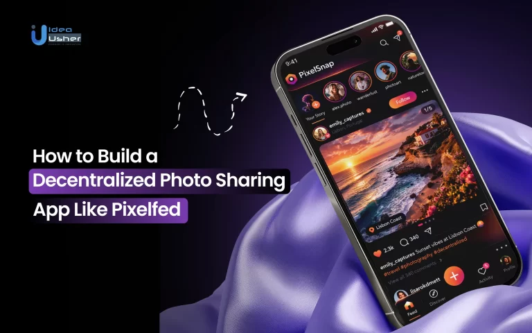 Pixelfed like decentralized photo sharing app development