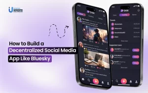 Bluesky-like decentralized social media app development