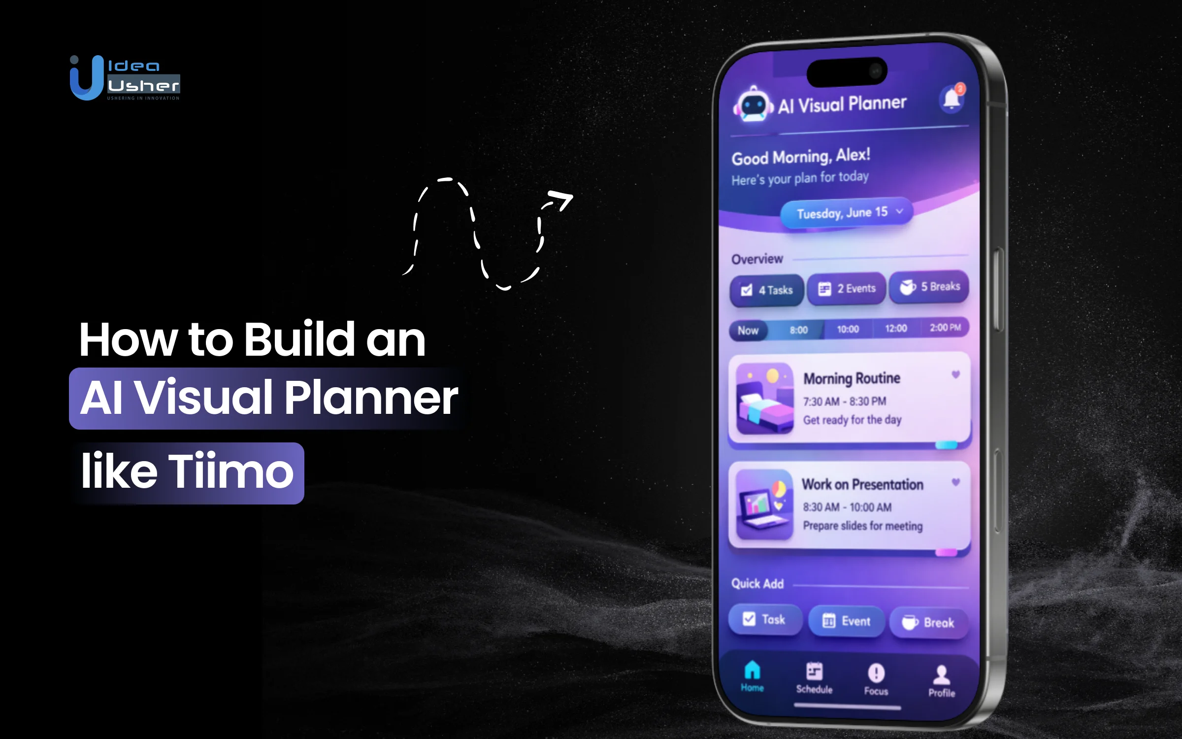 Tiimo like AI visual planner development