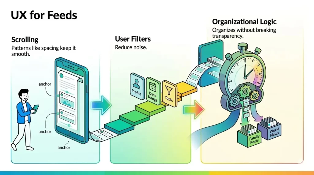 UX Patterns That Make Chronological Feeds Work