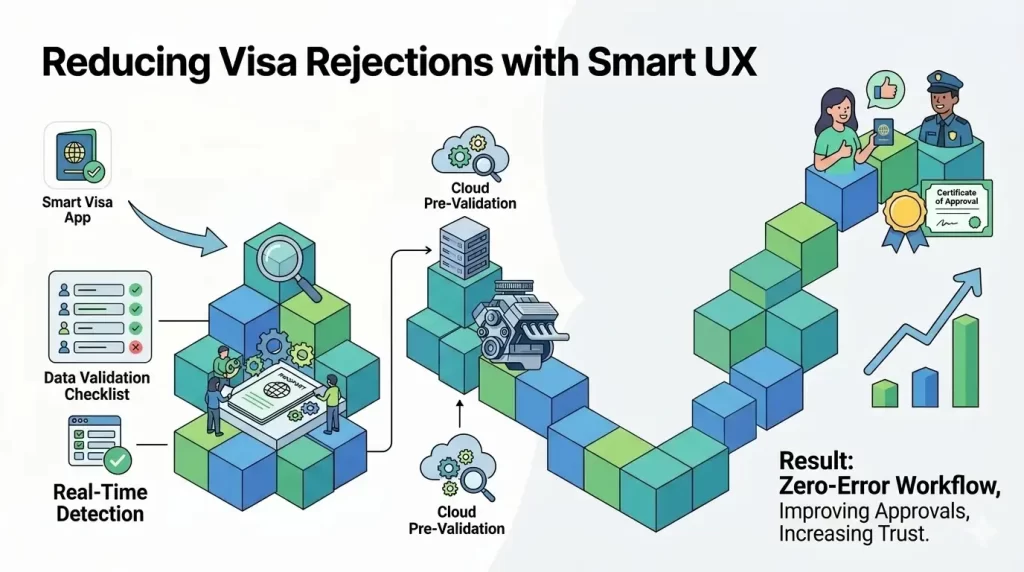 How to Reduce Visa Rejections with Smart UX in Visa Apps?
