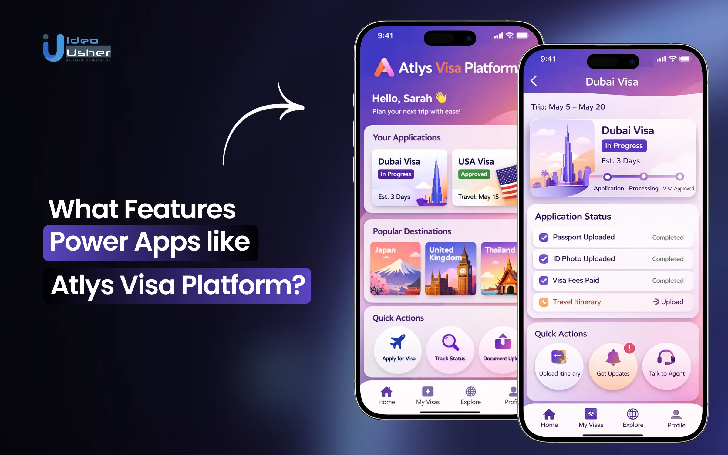 What Features Power Apps like Atlys Visa Platform?