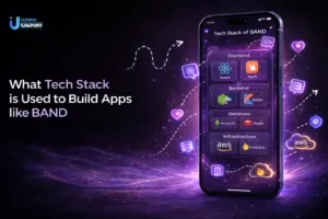 tech stacks of group community apps like BAND