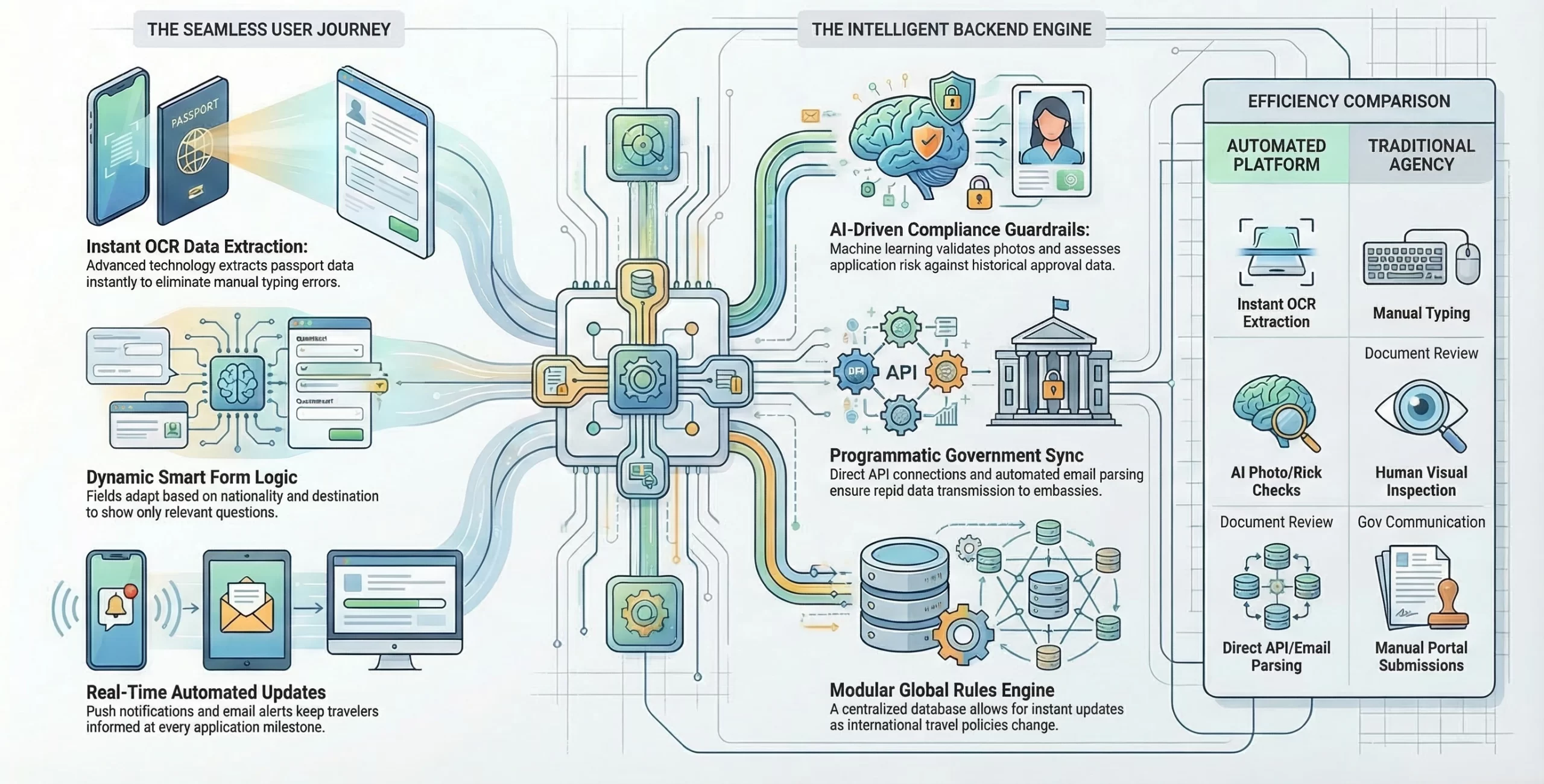 atlys like visa app development timeline
