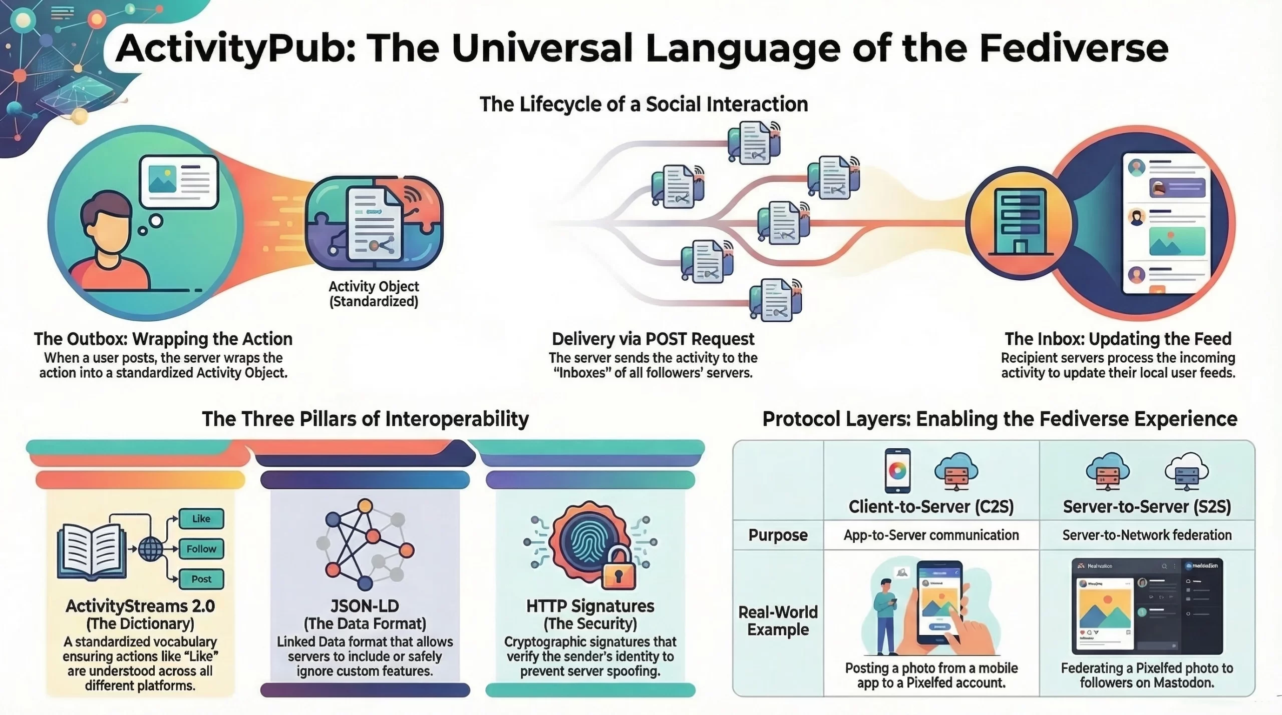 how ActivityPub powers Fediverse