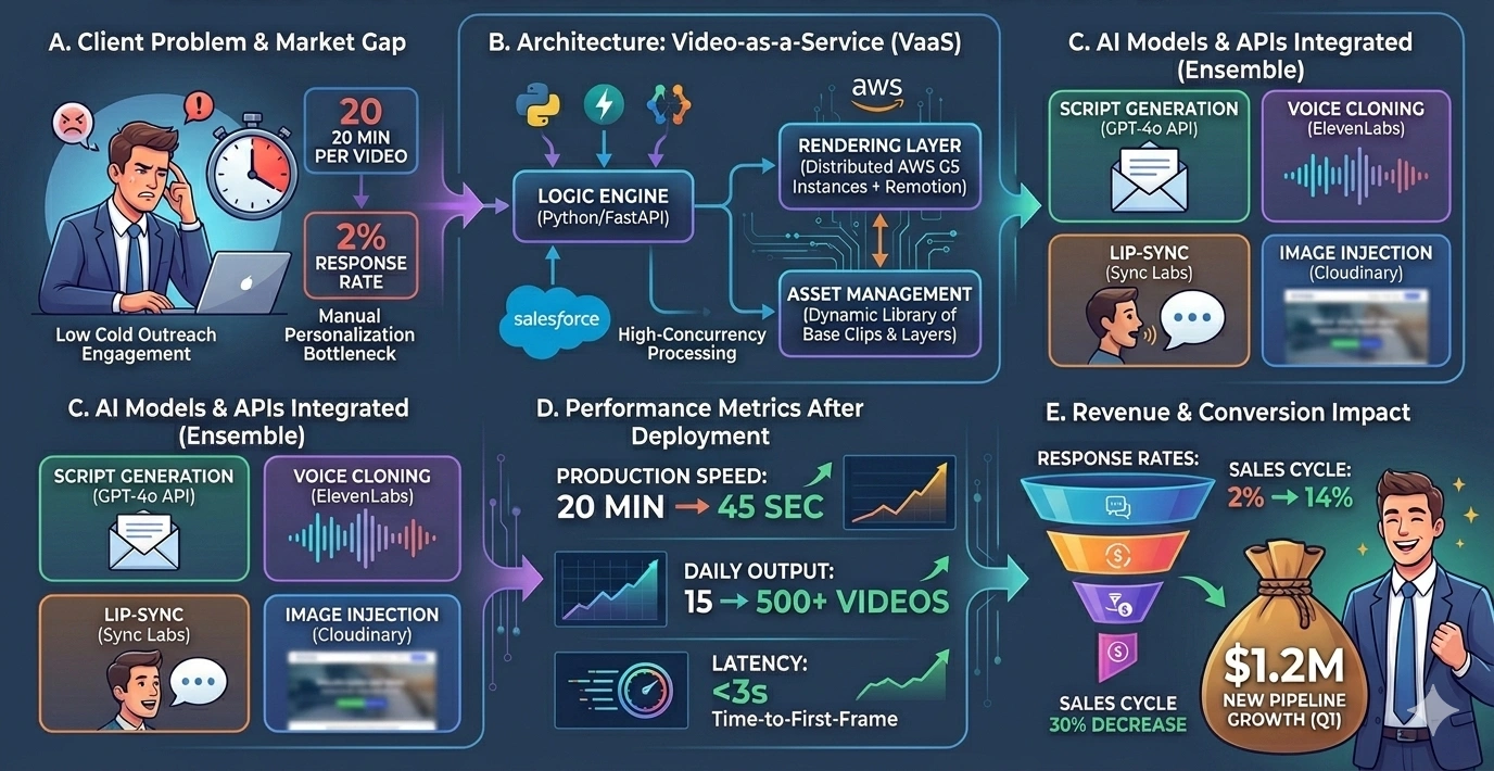 AI video personalization engine